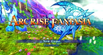 Arc Rise Fantasia screen shot title